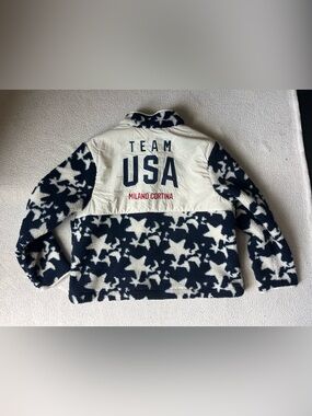 Outerstuff Team USA Milano Cortina 2026 Winter Olympics Sherpa Jacket Womens XLP
